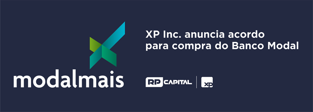 XP Inc. anuncia acordo para compra do Banco Modal